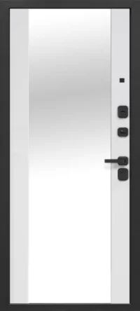 10 Букле графит Зеркало Эмалит Белый